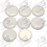 MASTER CASTER Furniture Glides: Plastic, Round, Beige, 1 in Overall Dia, 3/8 in Overall Ht, Straight (MPN 87002). Key specifications — Product Type: Furniture Glides; Shape: Circle; Color: Beige; Attachment Method: Self-Adhesive; Brand: MASTER CASTER; Leg Angle: Straight; Pad Material: Plastic; Product Shape: Round.