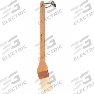 CARLISLE Basting Brush: Boar Bristle, 2 in Bristle Wd, 16 in Overall Lg, Wood Handle - Basting Brushes