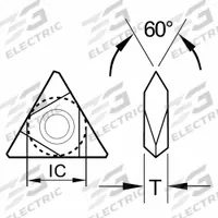 ULTRA-DEX USA Triangle Turning Insert: TNMC-43NV (MPN 913-000-471). Key specifications — attr257938: TNMC-43NV.