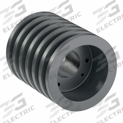 APPROVED VENDOR V-Belt Pulley: B44, 6 Groove, 4.75 in OD, Bushed Bore, SD - Bushed-Bore Cast-Iron V-Belt Pulleys