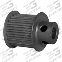DAYTON Timing Pulley: Modified Curvilinear, Fixed, For GT Timing Belt Section, For 15 mm Belt Wd (MPN 21-3P15-6FA3). Key specifications — Brand: DAYTON; Finish: Clear Anodized; For Belt Series: Powerhouse®.