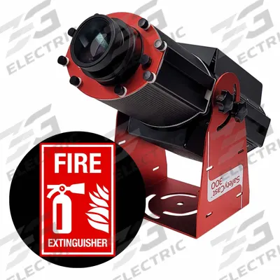 LASERGLOW TECHNOLOGIES Fixed Image Projector: Projector, Lens and Image Template - LED Projectors with Image Disks
