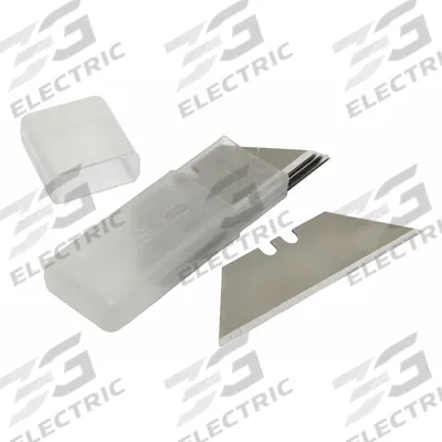 ABILITY ONE Snap-Off Blade: 5/8 in Blade Lg, 1/2 in Blade Wd, 0.02 in Blade Thick, 2 Segments - Straight-Edge Standard-Tip Replacement Snap-Off Blades