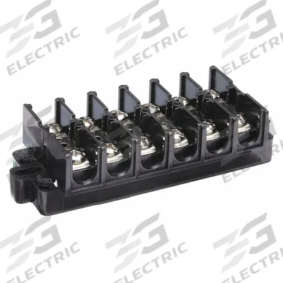 APPROVED VENDOR Barrier Terminal Strip: 6 Poles, 22 AWG – 6 AWG For Wire Sizes - Surface Mount Barrier Strips
