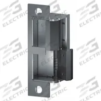 TRINE Electric Door Strike: 1 1/4 in Wd, 4 7/8 in Ht, Cylindrical/Mortise, Stainless Steel (MPN 4100DBDL-32D-RH). Key specifications — Brand: TRINE; Input Voltage: 24V AC/DC; Performance Duty Rating: 1 - Heavy Duty; Strike Type: Cylindrical.
