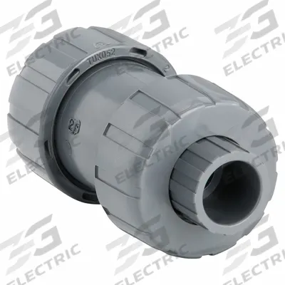 HAYWARD Check Valve: Ball, Inline Valve Body, PVC, 1/2 in Pipe Size, True Union Socket/NPT - PVC Ball Check Valves