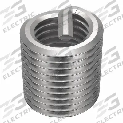 APPROVED VENDOR Helical Insert: Tanged Tang Style, Free-Running, 1 1/8"-7 Thread Size, Plain - Free-Running Tanged Helical Inserts