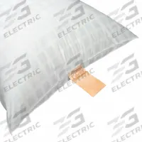 R & R TEXTILE Pillow: Cotton/Polyester, 27 in Overall Lg, 21 in Overall Wd, 22 oz Fill Wt, White (MPN X11200). Key specifications — Brand: R & R TEXTILE.