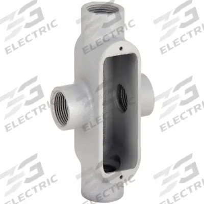 HUBBELL KILLARK Conduit Outlet Body: Iron, 2 in Trade Size, X Body, 70 cu in Body Capacity - X - Cross Type