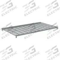 TENNSCO Shelf: 42 in x 30 in, 550 lb Load Capacity, Steel, 5 ga Decking, Gray, Shelf (MPN ZAESH-4230W). Key specifications — Decking Material: Steel; Includes: (4) Beams; Decking Finish: Zinc Plated; Shelf Configuration: Single Straight; Color: Gray; Frame Material: Steel; Brand: TENNSCO; Frame Finish: Zinc Plated.