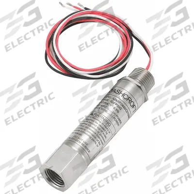 ASHCROFT Pressure Transmitter: -15 psi to 15 psi, 1 to 5V DC, Cable & Wire Leads - Explosion-Proof with Conduit Connection & Wire Leads