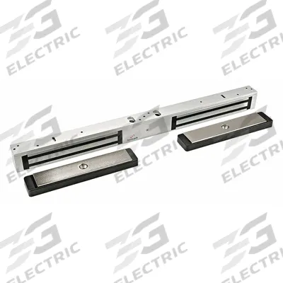 DYNALOCK Electromagnetic Lock: 12 3/4 in Lg, 1 1/2 in Wd - Double-Door Magnetic Locks