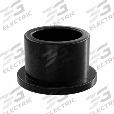 OILITE Flanged Sleeve Bearing: PEEK, 3/8 in Bore, 1/2 in OD, 3/8 in Overall Lg - Low-Friction Plastic Flanged Sleeve Bearings