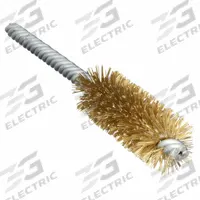 WEILER Double Spiral Tube Brush: Double Stem, Brass, 5/8 in Dia, 0.008 in Fill Dia, 10 PK (MPN 93856). Key specifications — Brand: WEILER.