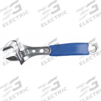 WESTWARD Adjustable Wrench: Alloy Steel, Chrome, 6 5/16 in Overall Lg, 15/16 in Jaw Capacity (MPN 1NYC7). Key specifications — attr309359: Chrome; attr324924: WESTWARD; attr309358: Alloy Steel.