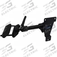 GAMBER-JOHNSON Device Mount: Computer Cradle, Forklifts, Overhead Guard Leg, Black, 10 in Overall Dp (MPN 7170-1014). Key specifications — Product Type: Computer Cradle; Color: Black; Mounting Location: Overhead Guard Leg; Features: Attaches to the Honeywell COB02 Cradle; Compatible Vehicle Type: Forklifts.