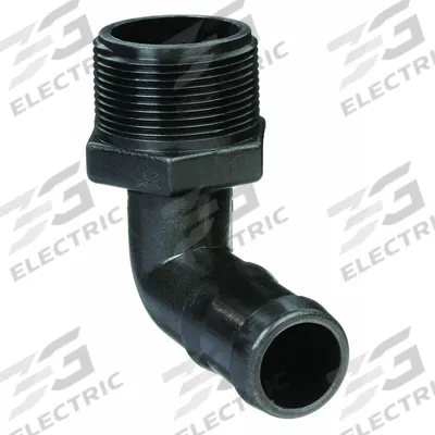 BANJO Barbed Hose Fitting: For 1 in Hose I.D., Hose Barb x NPT, 1-1/4 in x 1 in Fitting Size - Polypropylene Multipurpose (Air, Water, Chemical) Rigid Barbed Hose Fittings