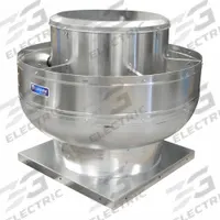 Upblast Exhaust Fan: Belt Drive, Includes Drive Pack, 24 1/2 in Wheel, 5,785 cfm, ODP, 1 1/2 hp (MPN ALX245UB30150M). Key specifications — Brand: CANARM; Base Shape: Square; Assembly: Assembled; Motor Enclosure: Open Dripproof; Nameplate Voltage: 230/460V AC; Mounting Location: Wall; For High-Static Pressure Applications: No; High-Efficiency Motor: No.