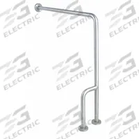 APPROVED VENDOR Floor to Wall Grab Bar: Angled, 30 in Lg, 1 1/2 in Dia, Stainless Steel, Satin (MPN 4WMH1). Key specifications — Brand: APPROVED VENDOR; Mount Orientation: Left-Hand.