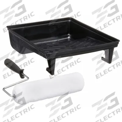 WOOSTER Paint Roller Kit: 4 Wire Cage Roller Frame, 9 in Roller Lg - Roller & Tray Kits