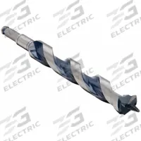 BOSCH Hybrid Drill Bit: 1 in Drill Bit Size, 13 in Overall Lg, Hex Shank, 7/16 in Shank Hex Size (MPN NKMT16). Key specifications — attr255259: Hybrid Ship and Spur Auger; attr255260: Carbon Steel; attr255261: PTFE; attr277197: BOSCH.