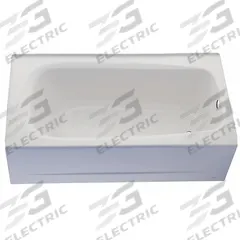 AMERICAN STANDARD Soaking Tub: Right Drain Location, 17 3/4 in Overall Ht, 60 in Overall Lg (MPN 2461002.020). Key specifications — Features: Right-Hand Drain; Brand: AMERICAN STANDARD.