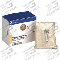FIRST AID ONLY Triangular Bandage: 40 in Short Side Lg, 56 in Long Side Lg, 2 Pins Included (MPN FAE-6007). Key specifications — Manufacturer Part Number: FAE-6007; Brand: FIRST AID ONLY.
