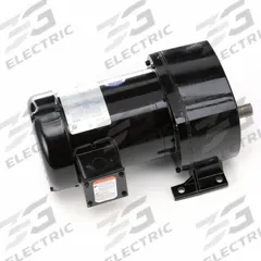 LEESON AC Gearmotor: Parallel, Single Output Shaft, 3-Phase, TEFC, 59 RPM, 496 in-lb Max Torque (MPN 107034.00). Key specifications — Brand: LEESON; Full Load Current: 2.0/1.0 A.