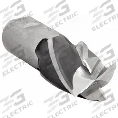 CLEVELAND Square End Mill: High Speed Steel, 4 Flute, 1-3/8" Mill Dia, 2" LOC, 4-1/2" OAL (MPN C33184)