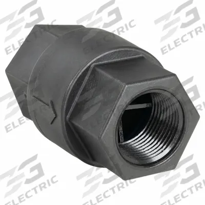 APPROVED VENDOR Ball Cone Spring Check Valve: Poppet, Inline Valve Body, 3/4 in Pipe Size - Polypropylene Poppet Check Valves