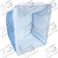 GRAINGER Cube Air Filter: 20 in x 24 in x 20 in, 1 Pockets, Synthetic, Blue/White, MERV 8 (MPN 6B779). Key specifications — Performance Rating: MERV 8; Brand: GRAINGER; Media Color: Blue; Frame or Header Material: Galvanized Steel; Media Material: Synthetic; Surface Tackifier: Yes.