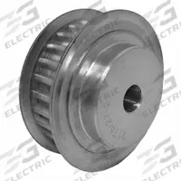 DAYTON Timing Pulley: Trapezoidal, Plain, For T5 Timing Belt Section, For 10 mm Belt Wd, 27 Teeth (MPN 21T5/27-2). Key specifications — Brand: DAYTON; Tooth Profile: Trapezoidal; Finish: Plain.