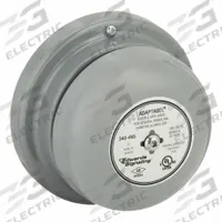 EDWARDS SIGNALING Bell: Bell Sound, 120V AC, Indoor/Outdoor, 340-4N5, 4 in dia. Key specifications — Brand: EDWARDS SIGNALING; Color: Gray; Operating Voltage: 120V AC.