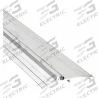 NATIONAL GUARD Door Threshold: Bumper Seal, Aluminum, 3 ft Lg (MPN 896V-3). Key specifications — Brand: NATIONAL GUARD; Transition Type: Fluted.