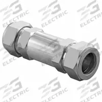 HAM-LET Instrumentation Check Valve: For Chemicals/Gas/Oil, Water Media, Poppet, Inline Valve Body (MPN H-400-SS-L-3/8-1PSI). Key specifications — Brand: HAM-LET; Seat Material: 316 Stainless Steel.
