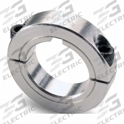 RULAND MANUFACTURING Keyed Shaft Collar: 2-Piece, Metric, Round Keyed, Clamp On - Two-Piece Keyed Shaft Collars