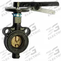 MILWAUKEE VALVE Butterfly Valve: 3 in Pipe Size, Concentric, 250 psi Max. Pressure (CWP), Wafer, FKM (MPN HW234V). Key specifications — Brand: MILWAUKEE VALVE; Handle Type: Lever; Disc Material: CF8M Stainless Steel.