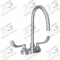 ELKAY Handle-Operated Faucet: Elkay®, Brass, Centerset, Deck, 2 Mounting Holes, 1.5 gpm Flow Rate (MPN LK406LGN08T4). Key specifications — Series: Elkay®; Brand: ELKAY.