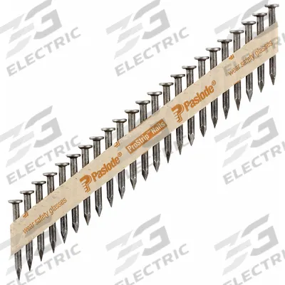 PASLODE Metal Connector Nails,1 1/2" L,Plain: Connector Nails, Flat, Smooth, Steel - Collated Metal Connector Nails