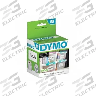 DYMO Barcode Label: 2 1/4 in Label Wd, 1 1/4 in Label Ht, White - Desktop Direct Thermal Labels
