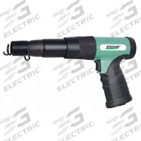 SPEEDAIRE Air Hammer: 3/8 in Shank Size, 3 1/2 in Stroke Lg, 2,100 bpm Blows per Minute, Round (MPN 21AC13). Key specifications — attr1320834: SPEEDAIRE; attr1320853: Round; attr1320854: Round; attr1320857: Retainer; attr1393634: Frequent Maintenance to Heavy Production; attr1393635: Yes; attr1393636: Long Lasting.