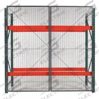 WIRECRAFTERS Door Kit: 1 Bays, 144 in x 1 1/4 in x 120 in, 10 ga, Steel, Powder Coated, Gray (MPN RDH1210). Key specifications — attr36337: WIRECRAFTERS; attr37658: Steel; attr37662: (2) Bi-Parting Doors; attr37663: Yes; attr37664: Powder Coated; attr37667: Gray.