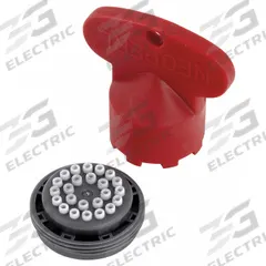 AMERICAN STANDARD Outlet: 0.5 gpm Flow Rate, Laminar Flow Outlet, Plastic, Gray Finish, Male (MPN M964172-0070A). Key specifications — Material: Plastic; Product Type: Outlet; Connection Size: M24; Brand: AMERICAN STANDARD.