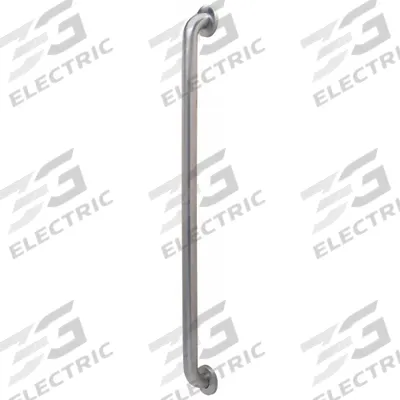 ZURN Wall Grab Bar: Straight, 36 in Lg, 1 1/2 in Dia, Stainless Steel, Brushed - Standard Grab Bars