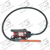 VIBCO Electric Vibrator: 2 1/2 hp, 5 ft Shaft Lg, 2 in Head Dia, 22 in Radius of Vibration, 115V AC (MPN ACE5-2). Key specifications — attr125549: VIBCO; attr125578: 115V AC.