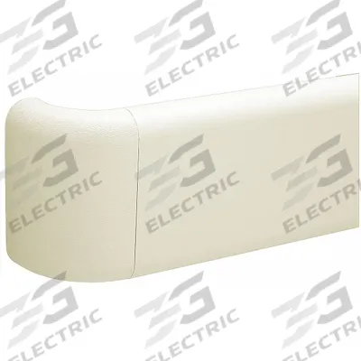 PAWLING Handrail: Eggshell, Not Ligature Resistant, BR-500 - PETG Combined Handrail & Wall Guards