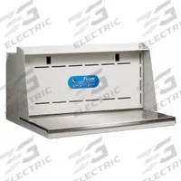 LABCONCO Downdraft Powder Station: 24 in Overall Wd, 25 3/4 in Overall Dp, 18 3/4 in Overall Ht (MPN 3410000). Key specifications — Base/Stand Included: No; Housing Finish: Powder Coated; Brand: LABCONCO; For Use With: Fingerprint Powders; Housing Material: Steel; Product Type: Powder Fingerprinting Station; Work Surface Included: Yes; Work Surface Material: Stainless Steel.