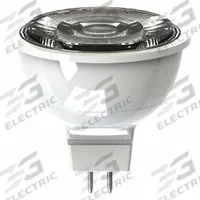 GE LAMPS Compact LED Bulb: LED, MR16, 2-Pin (GU5.3), 6.5 W Watt, 50 W Incandescent Watt Equivalency (MPN LED6.5DMR16W83015). Key specifications — Bulb Finish: Clear; Color Temperature: 3000K; Shatter-Resistant: No; Brand: GE LAMPS; Voltage: 12 V; Bulb Shape: MR16.