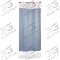 CORTECH Shower Curtain System: Plastic, Hook-and-Loop Mounting, 1 (MPN CCUR4087). Key specifications — Material: Plastic; Mounting Style: Hook-and-Loop.
