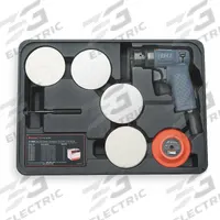 INGERSOLL RAND Air Orbital Sander: 3 in Disc, Hook and Loop, 7/32 in Orbit, Non-Vacuum, Medium Duty (MPN 3128KA). Key specifications — attr1320213: INGERSOLL RAND.